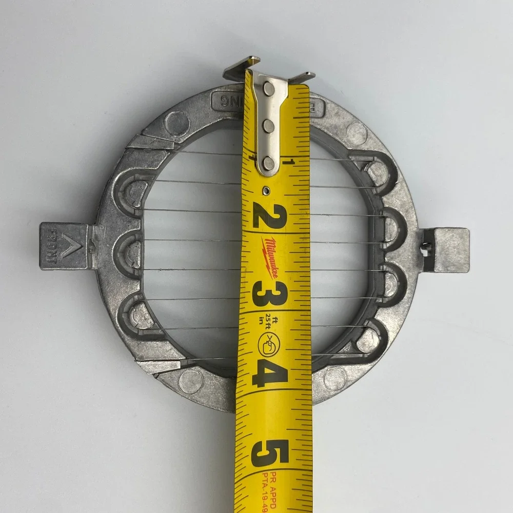 Vintage Veg-O-Matic‎ Replacement Bottom Cutting Ring Part 707-1-B Silver Metal